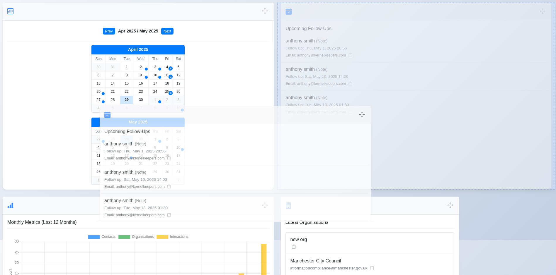 Animation or image showing a dashboard widget being dragged to reorder
